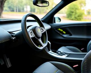 Interni personalizzati in eco-pelle e fibra di carbonio